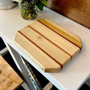 Handmade hardwood cheese board